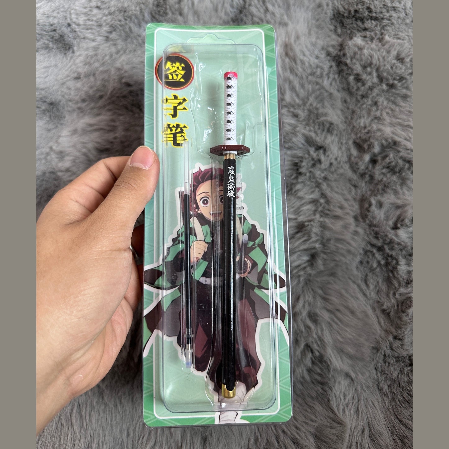 Demon slayer swords metal pen