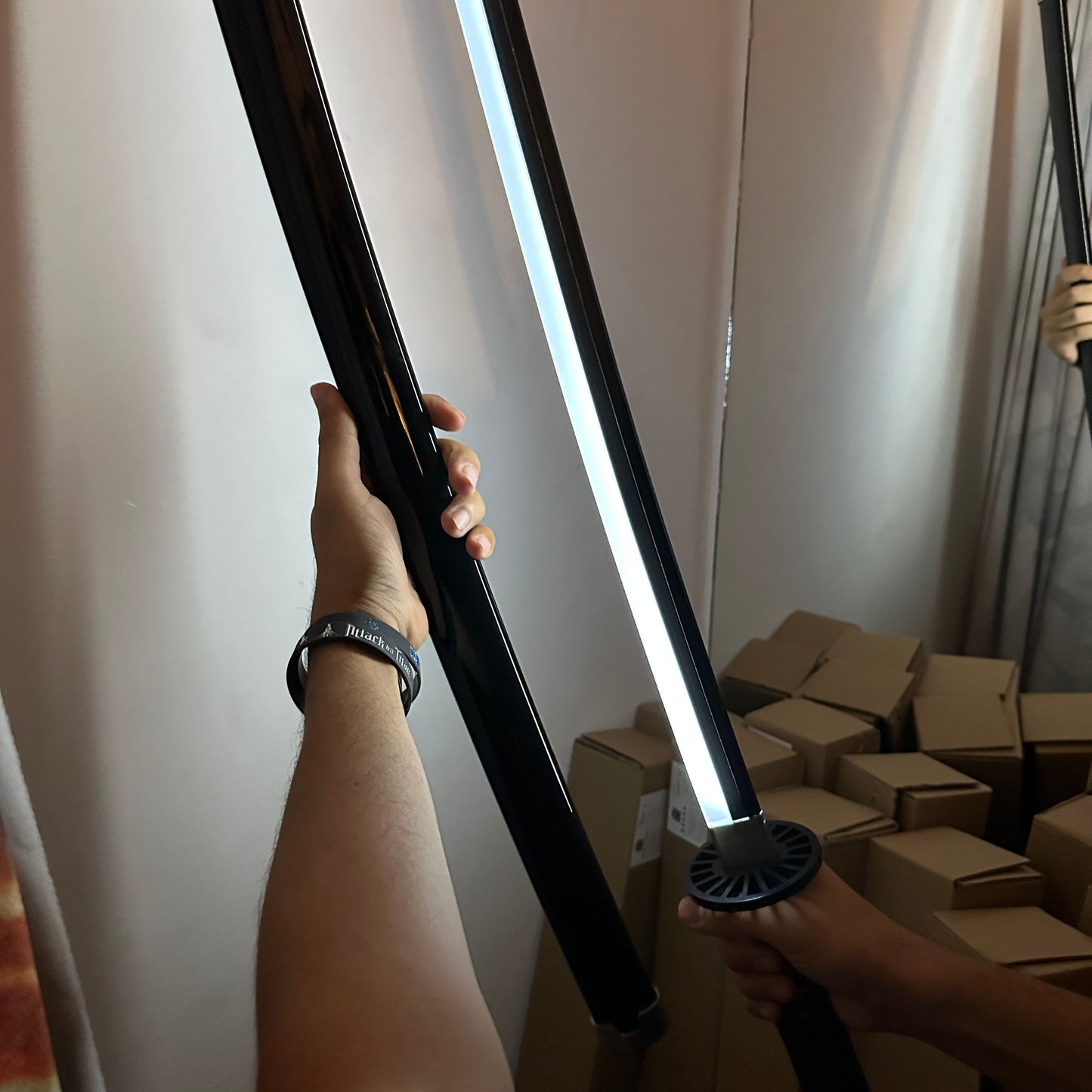 LED Light Demon Slayer Katana Luminous Sword Tomioka Giyuu Anime Cosplay Prop Knife Real Japanese Katana Samurai Lightsabre Toy