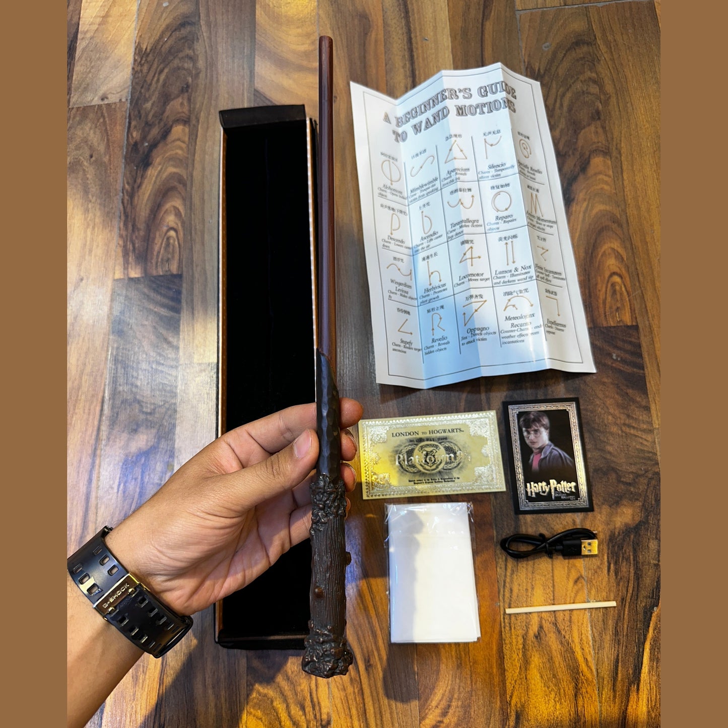 Magic wand Harry Potter 4 styles fire work