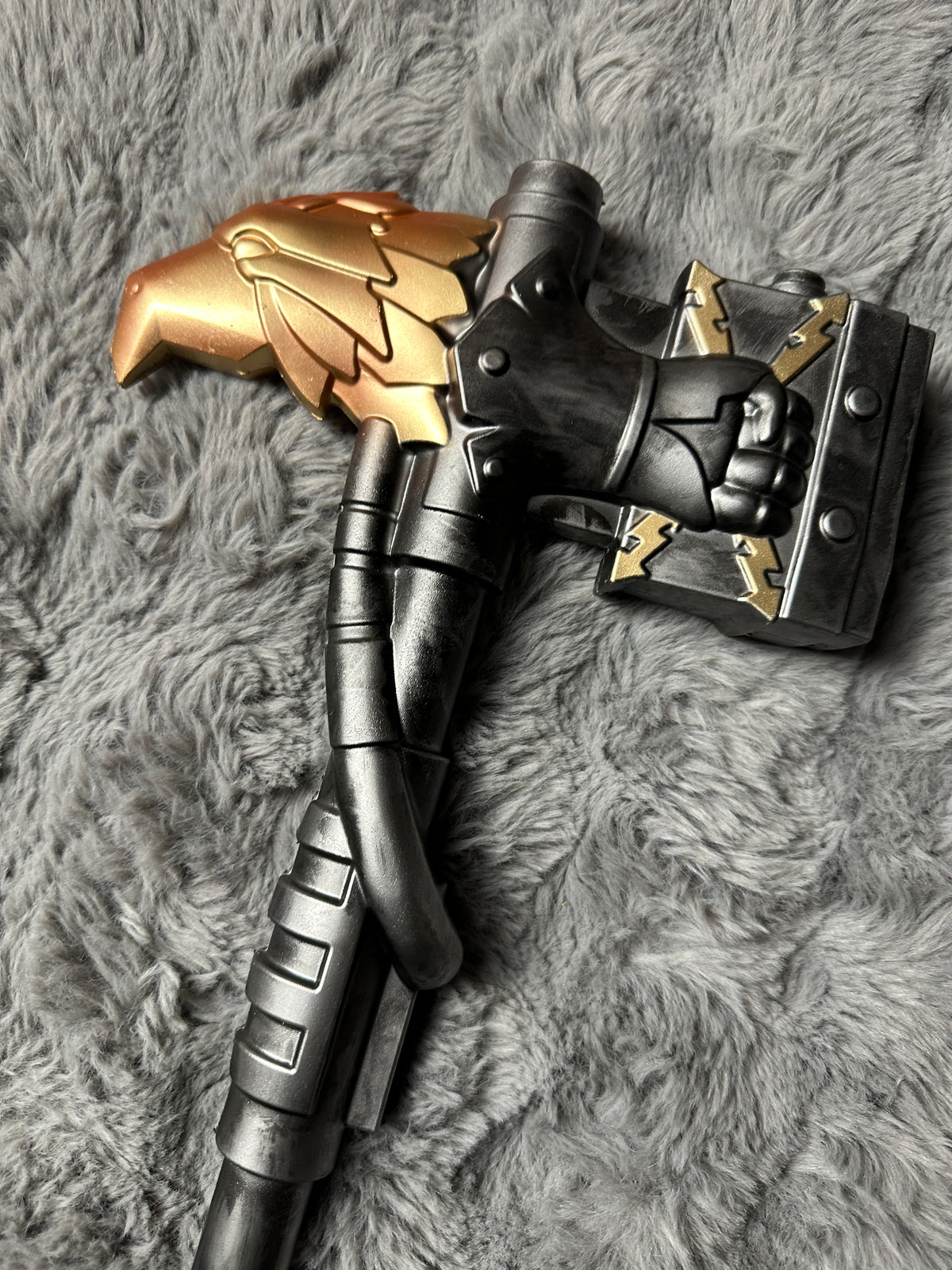 Ornate Eagle Head Fantasy Warhammer Replica – Cosplay Battle Hammer