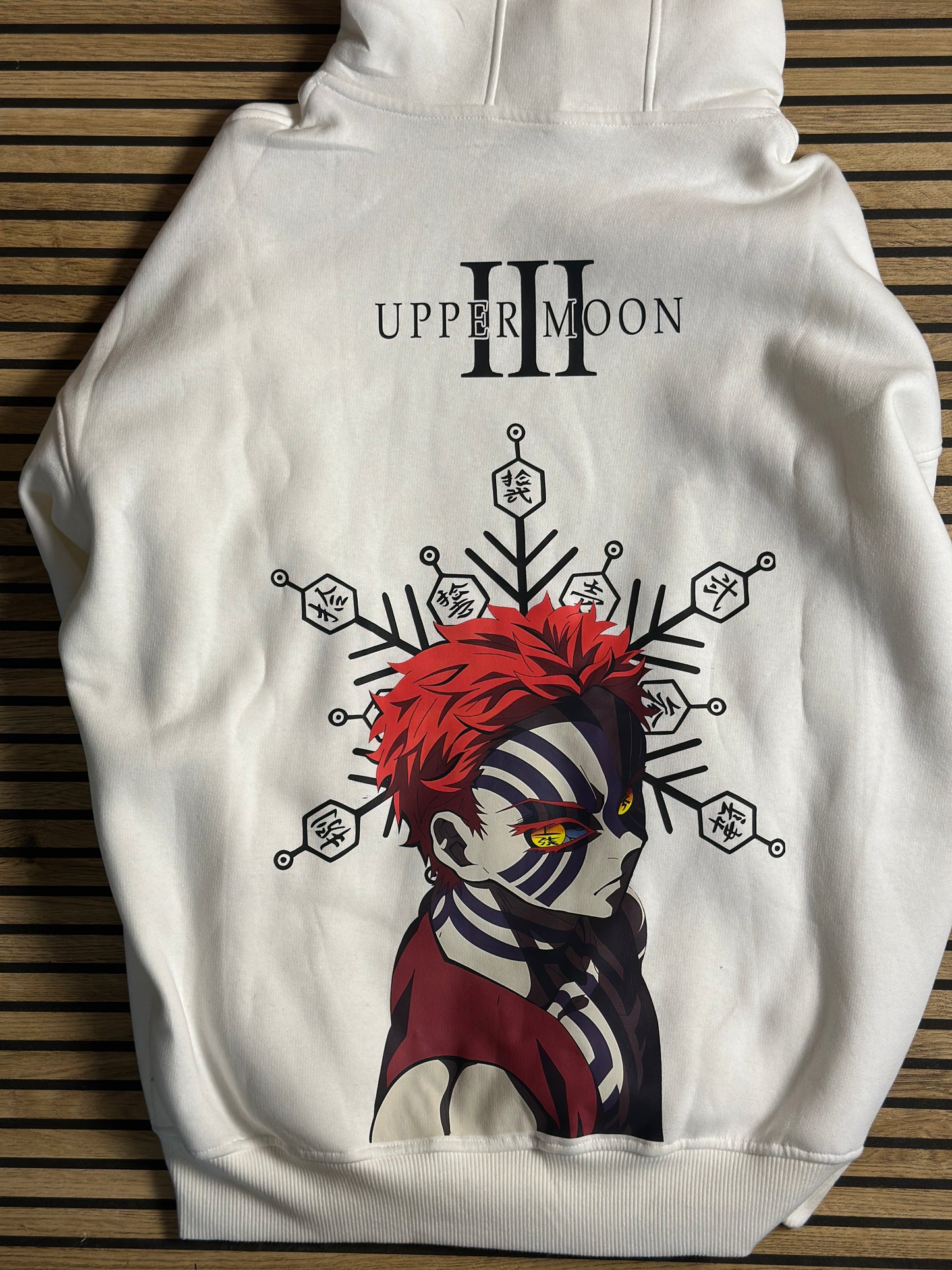 Akaza-demon slayer hoodie from One For All anime store