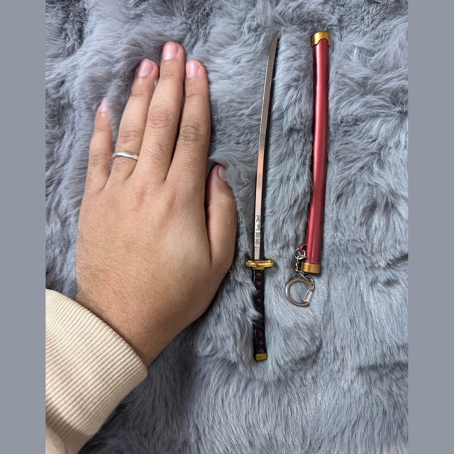 Demon slayer metal swords from one for all anime store 25 cm