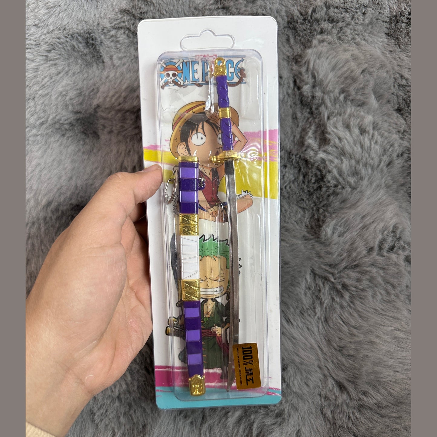 Demon slayer & One piece metal swords 25 cm