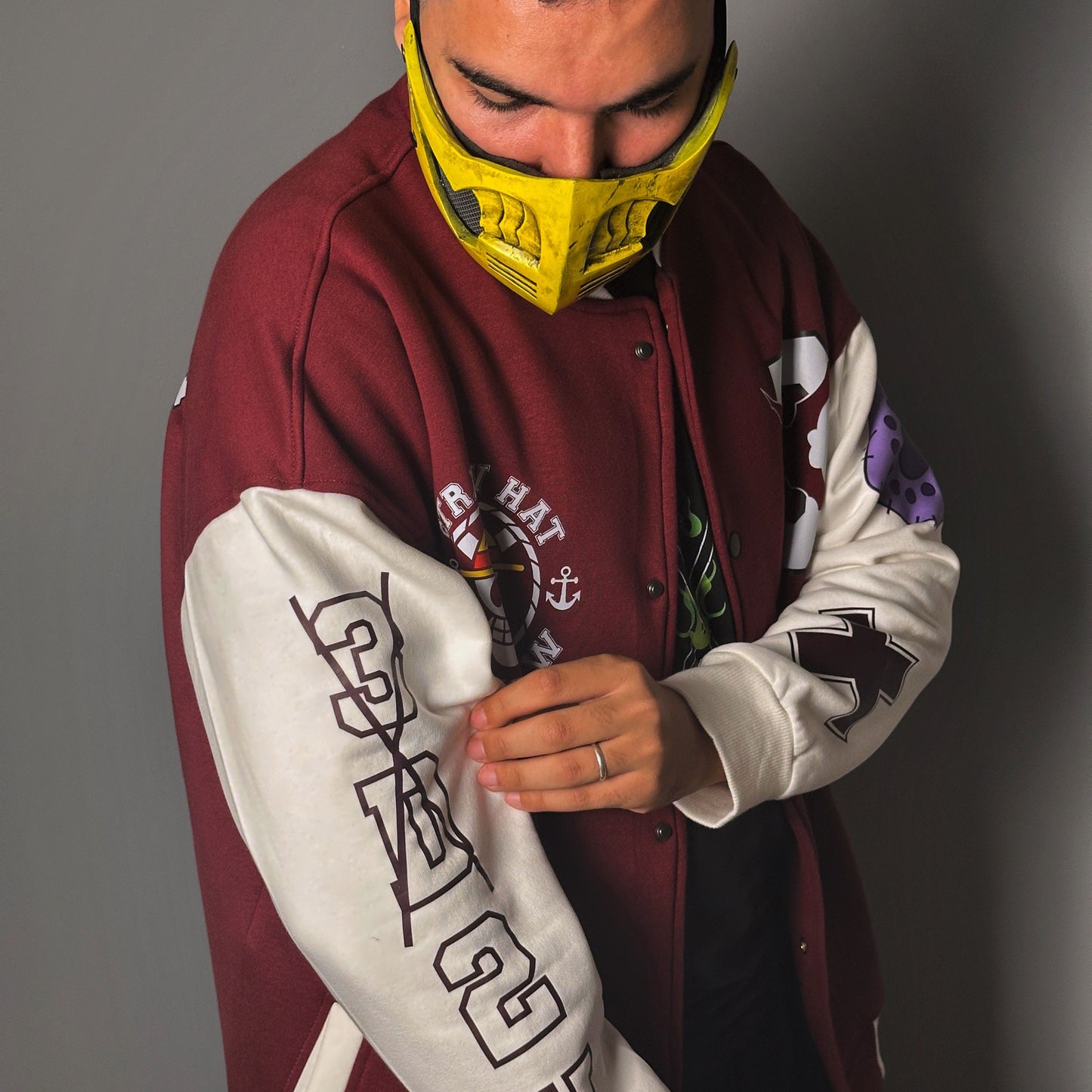 Mugiwara luffy baseball jacket from One For All anime store