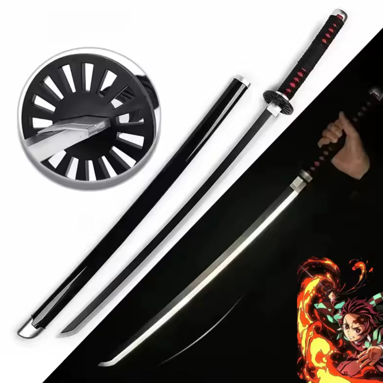 LED Light Demon Slayer Katana Luminous Sword