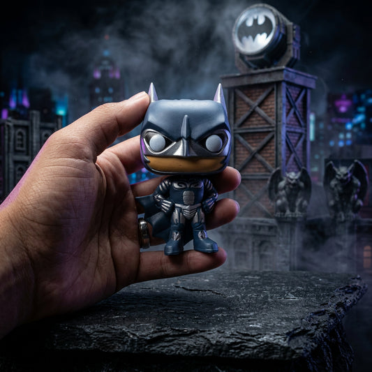 Bat Hero Action Figures - Chibi Caped Vigilante Collectible Toys