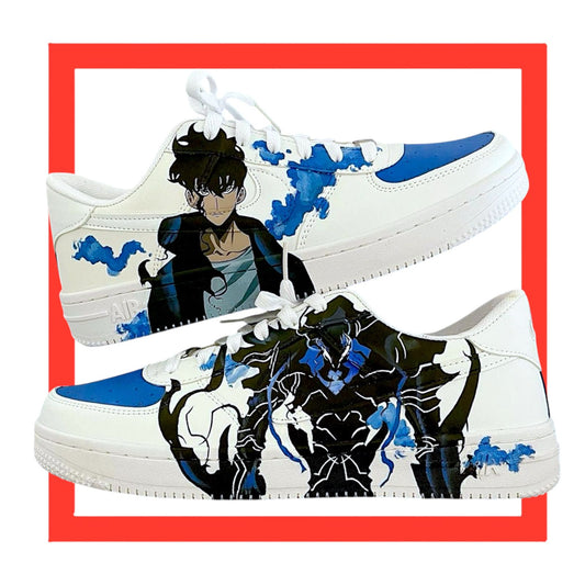 Solo leveling mirror air force anime shoes