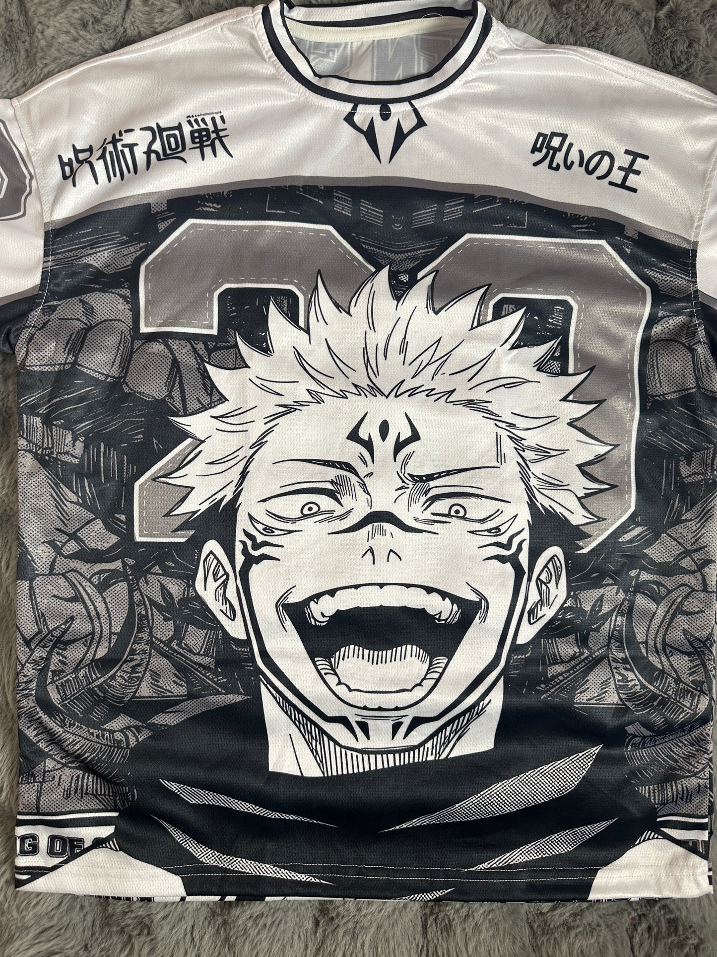 Sukuna basketball jersey |jujutsukaisen t-shirt