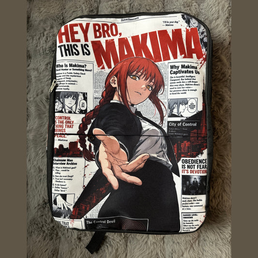 Chainsaw man Makima back bag