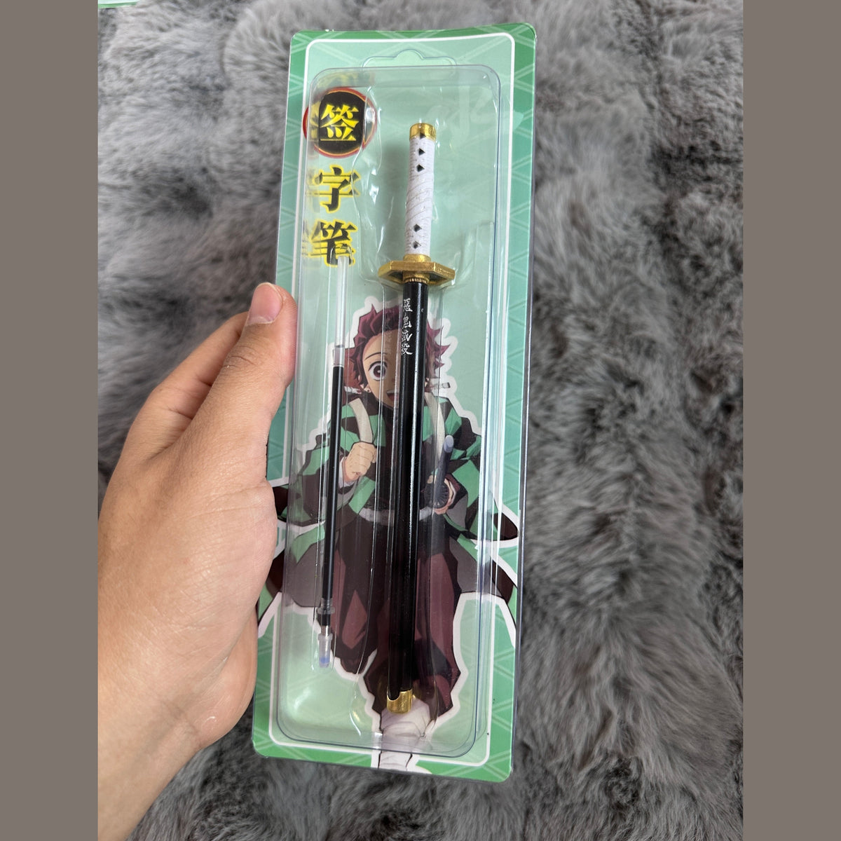 Demon slayer swords metal pen