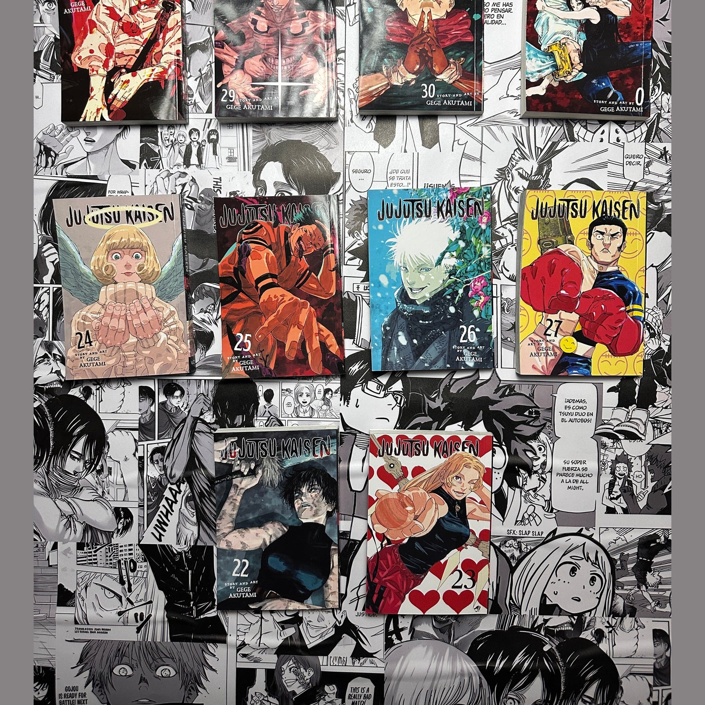 Jujutsukaisen Manga books