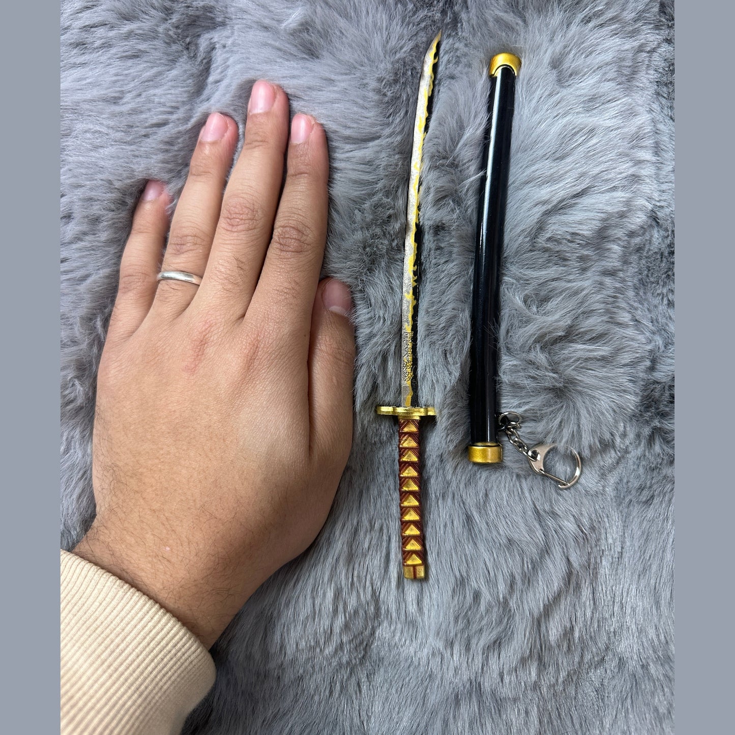 Demon slayer metal swords from one for all anime store 25 cm