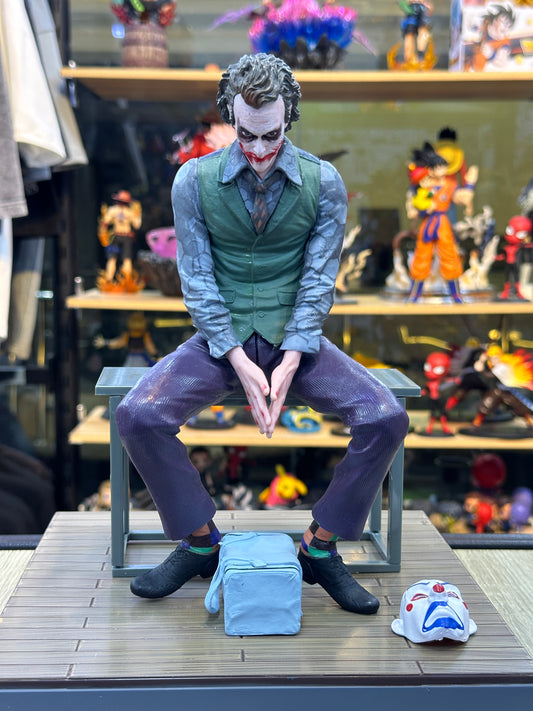 Movie Joker Heath Ledger Clown Pvc Action Figure Collection Statue Model Toys 28cm Desktop Decoration Toys Kids Birthday Gifts