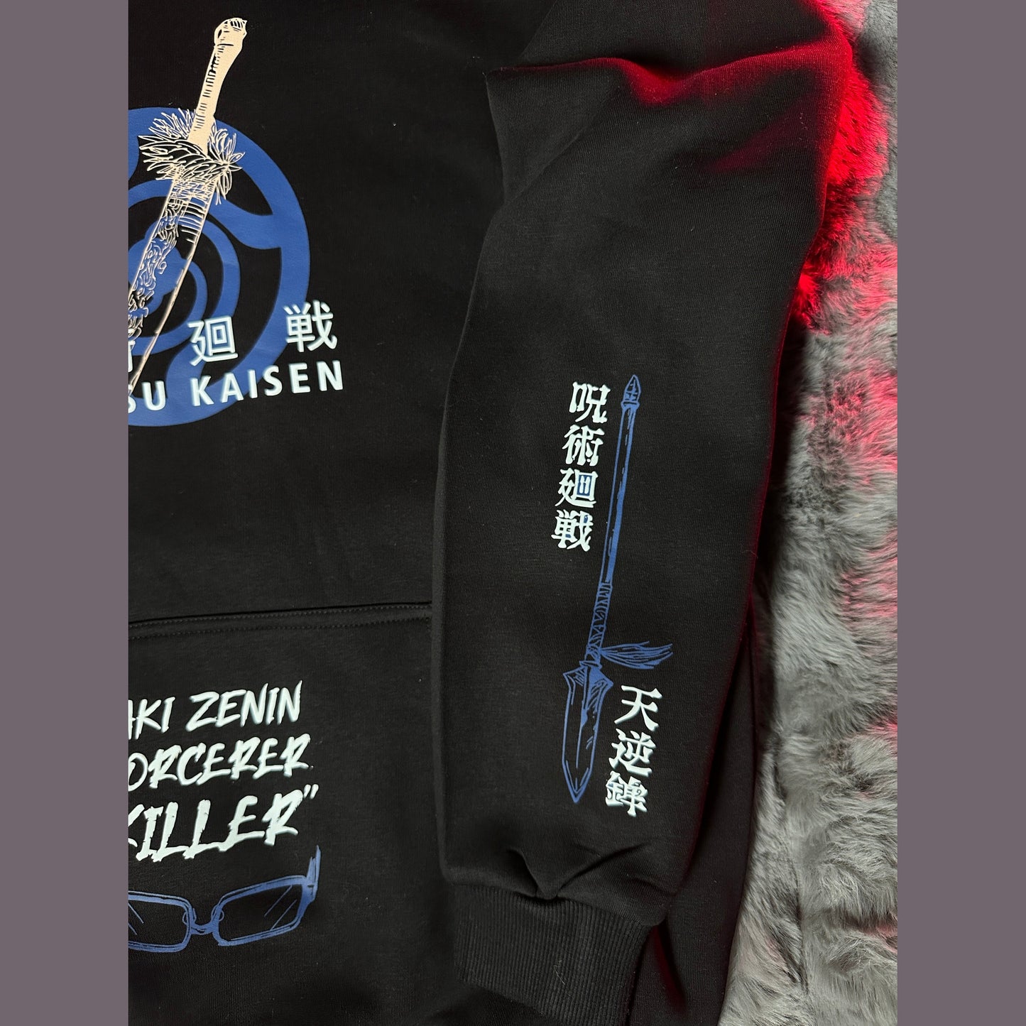 Maki zenin | jujutsu Kaisen black Hoodie