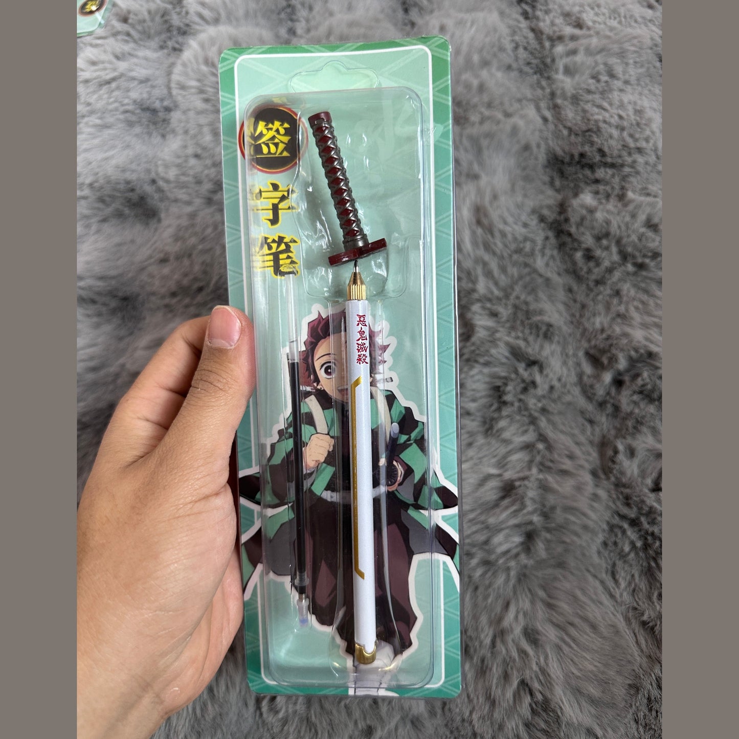 Demon slayer swords metal pen