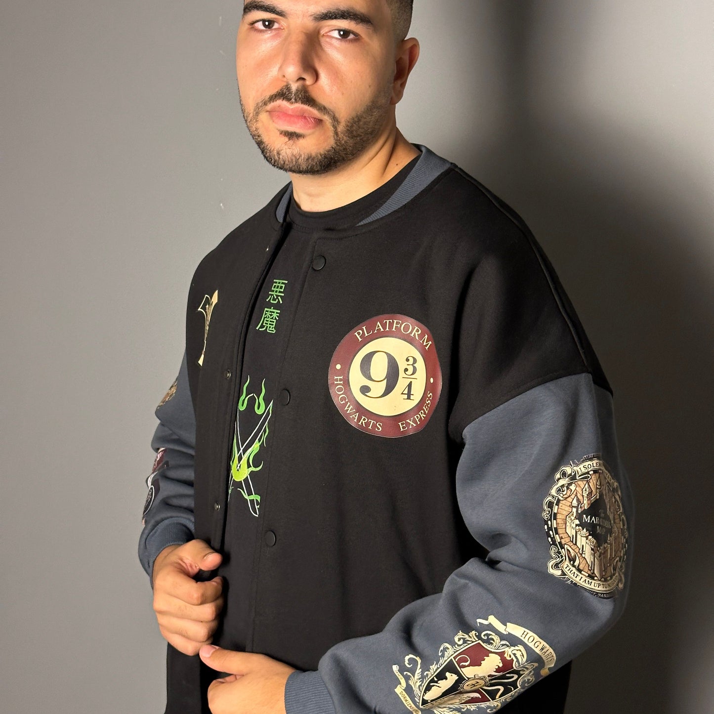 Hogwarts harry Potter baseball jacket from One For All anime store