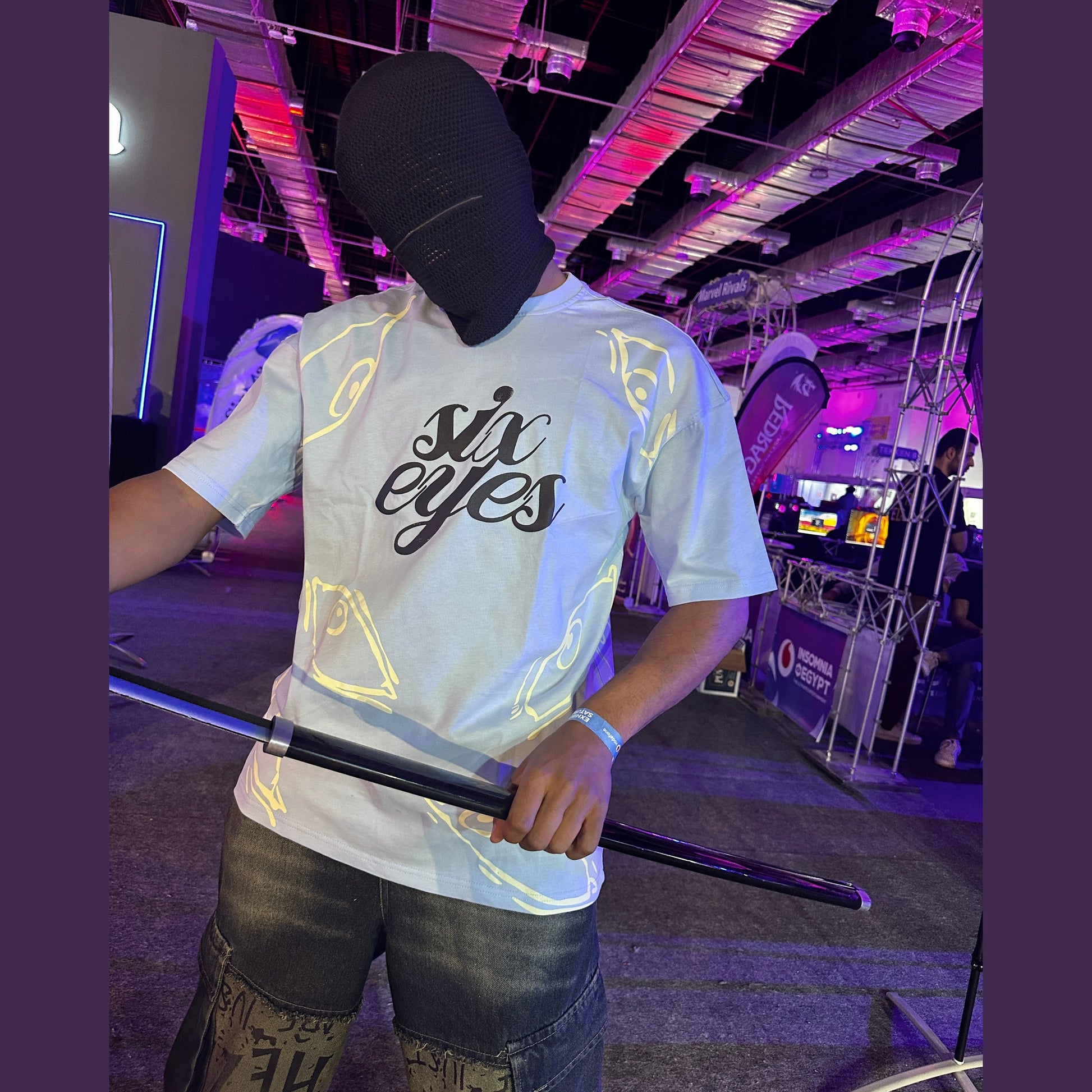Gojo jujutsukaisen six eyes T-shirt