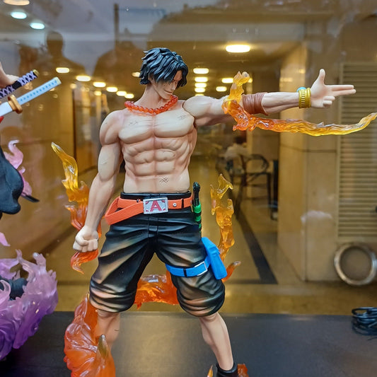 Anime One Piece 20cm BJD Joints Moveable ACE PVC Action Figure Collection Model Toys