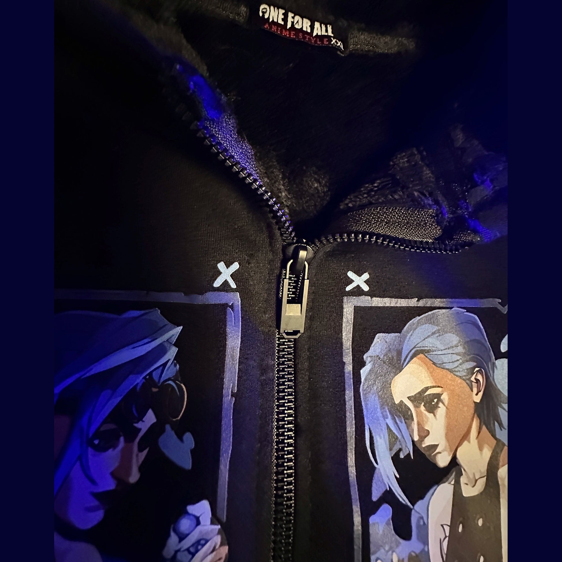 Jinx sweatshirt hoodie with zipper | Arcane jinx lover