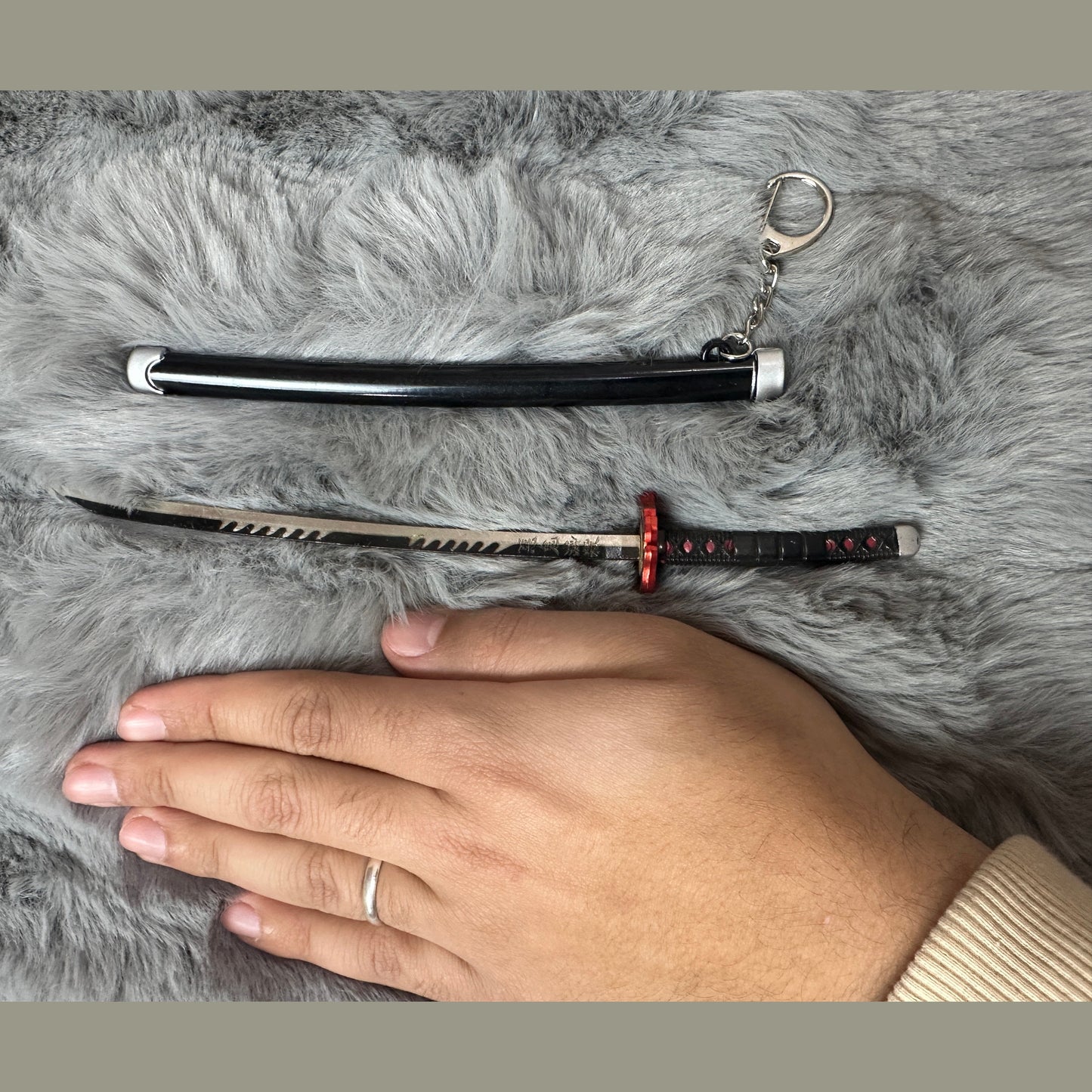 Demon slayer metal swords from one for all anime store 25 cm