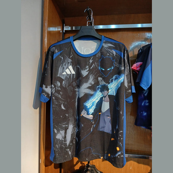 Solo leveling sung Jin woo t-shirt from one for all anime clothing store