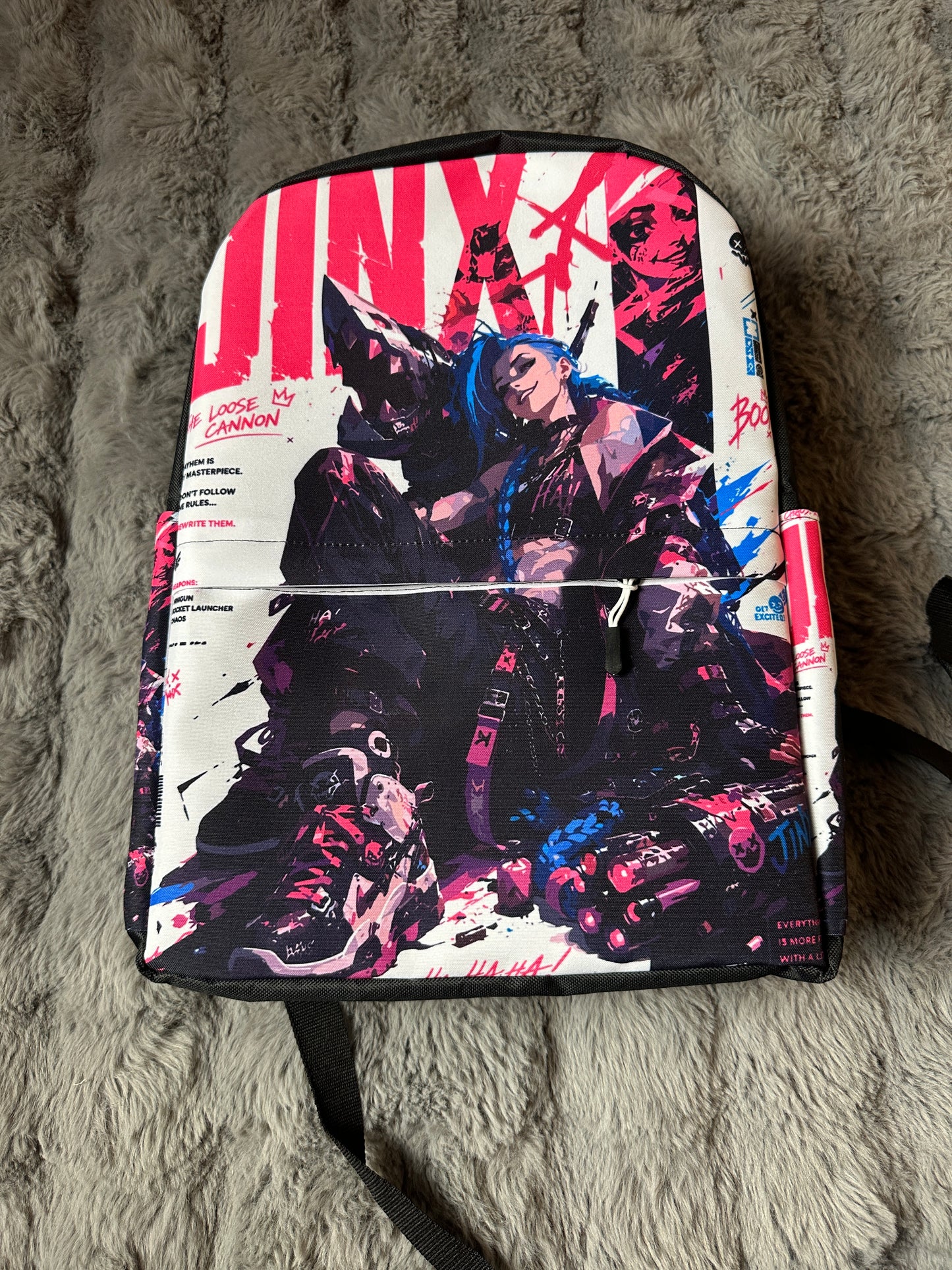 Arcane Jinx league of legends School Bag