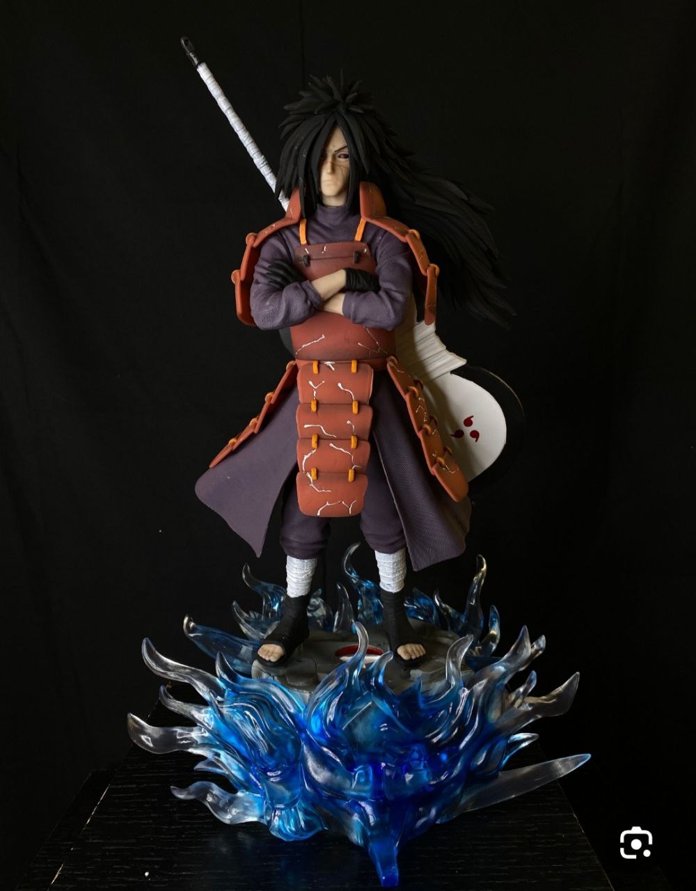 Naruto NARUTO Uchiha Madara Figurine 42cm Action Figures Anime Model PVC Collection Toys Desktop Decoration Gifts