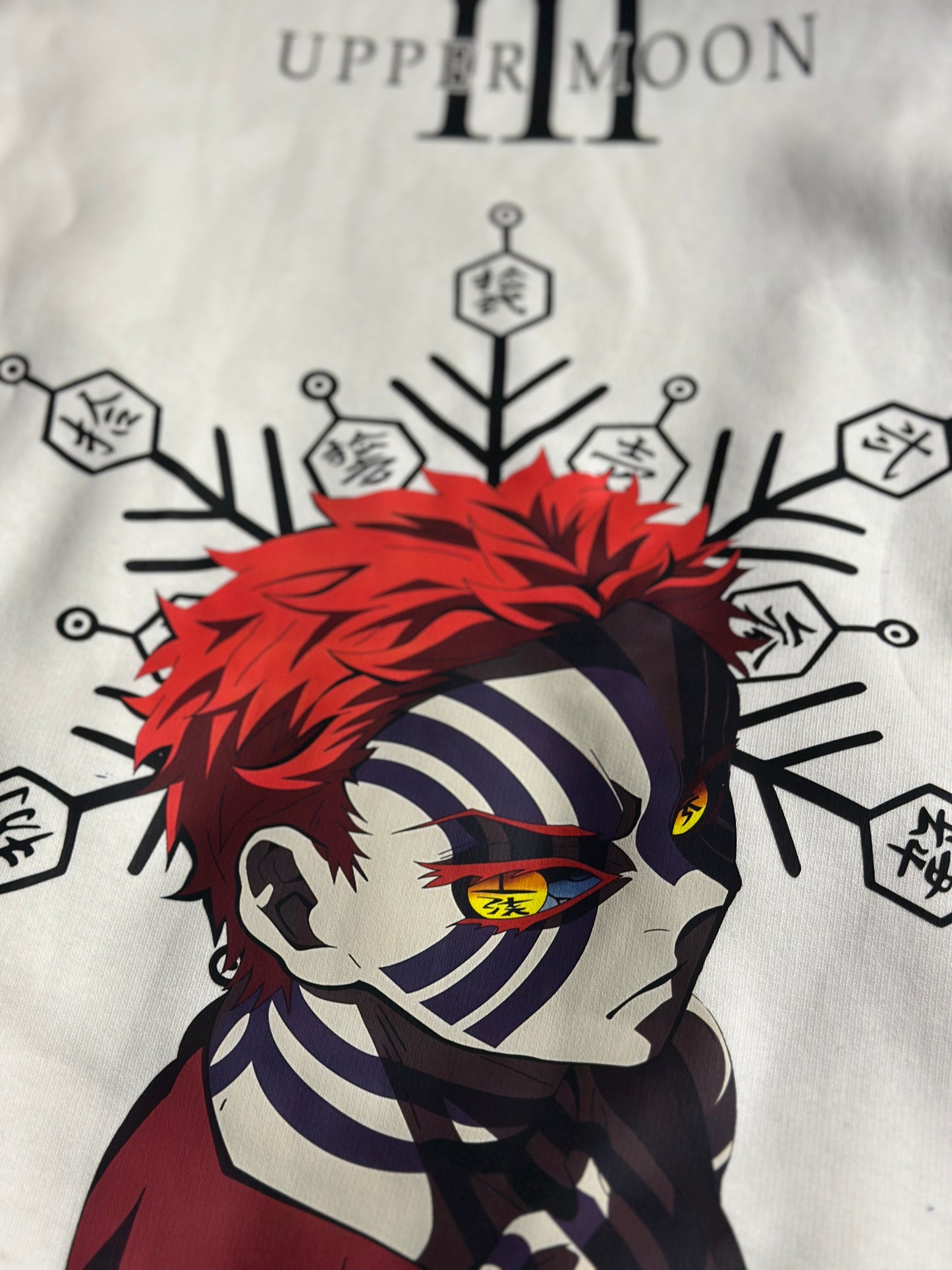 Akaza-demon slayer hoodie from One For All anime store