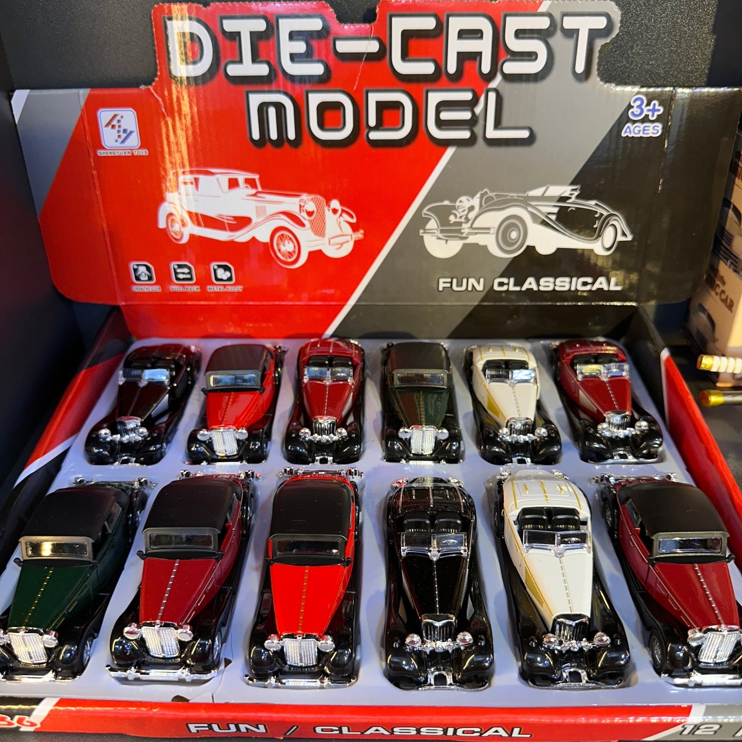 Cars metal model 1:36 classic figures