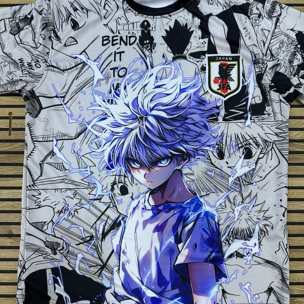Killua new sport t-shirt from One For All anime clothing store