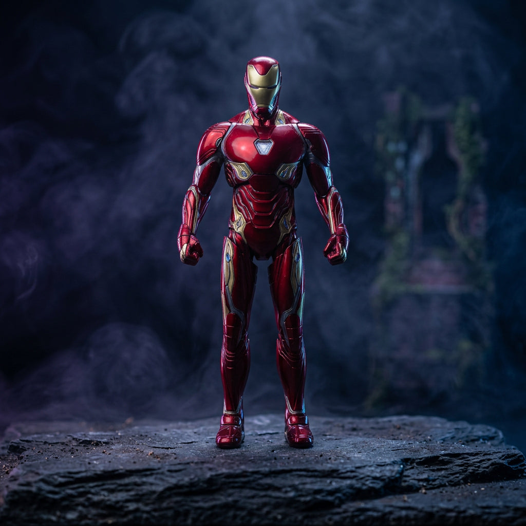 Highly Detailed Mecha Suit Action Figure - Collectible Robot Hero with Back Thrusters