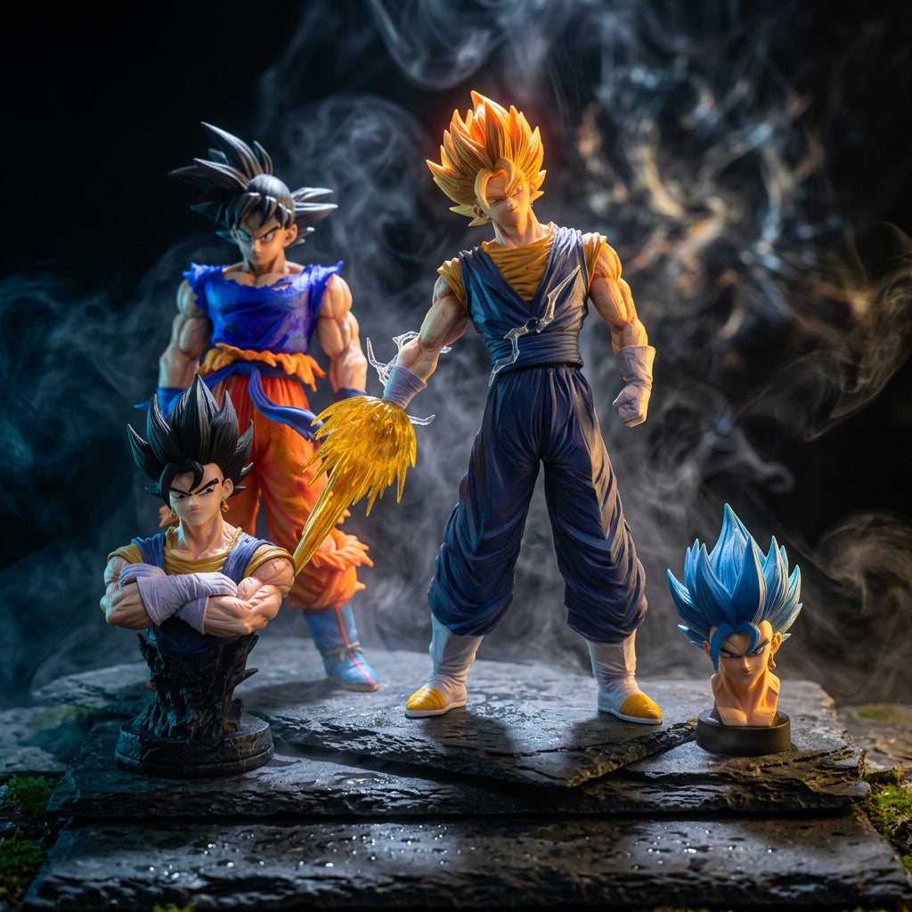 Highly Detailed Japanese Anime Hero Action Figure - Super Fighter Edition