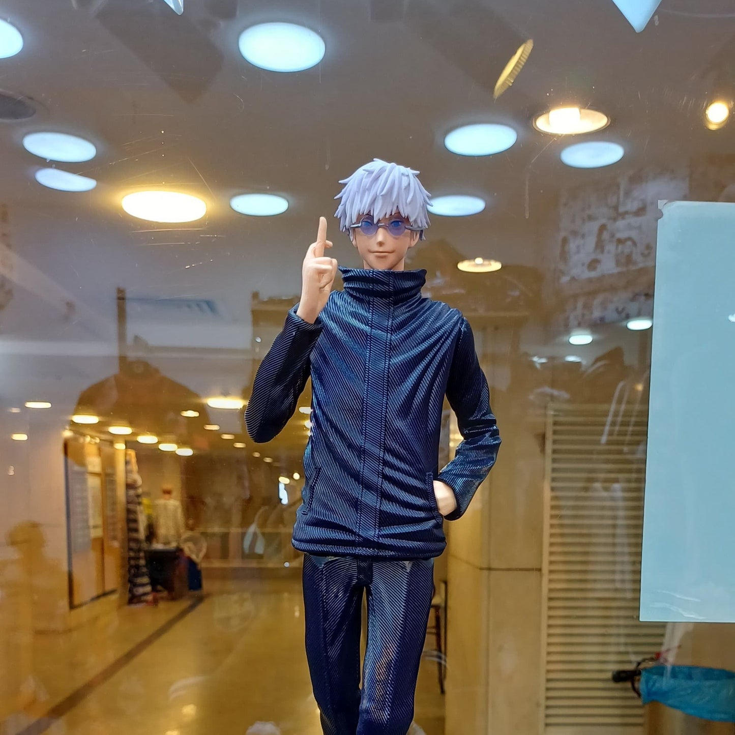 42cm Anime Jujutsu Kaisen Figure Satoru Gojo Action Figures Luminescence PVC Collection Model Toy Decoration Gift