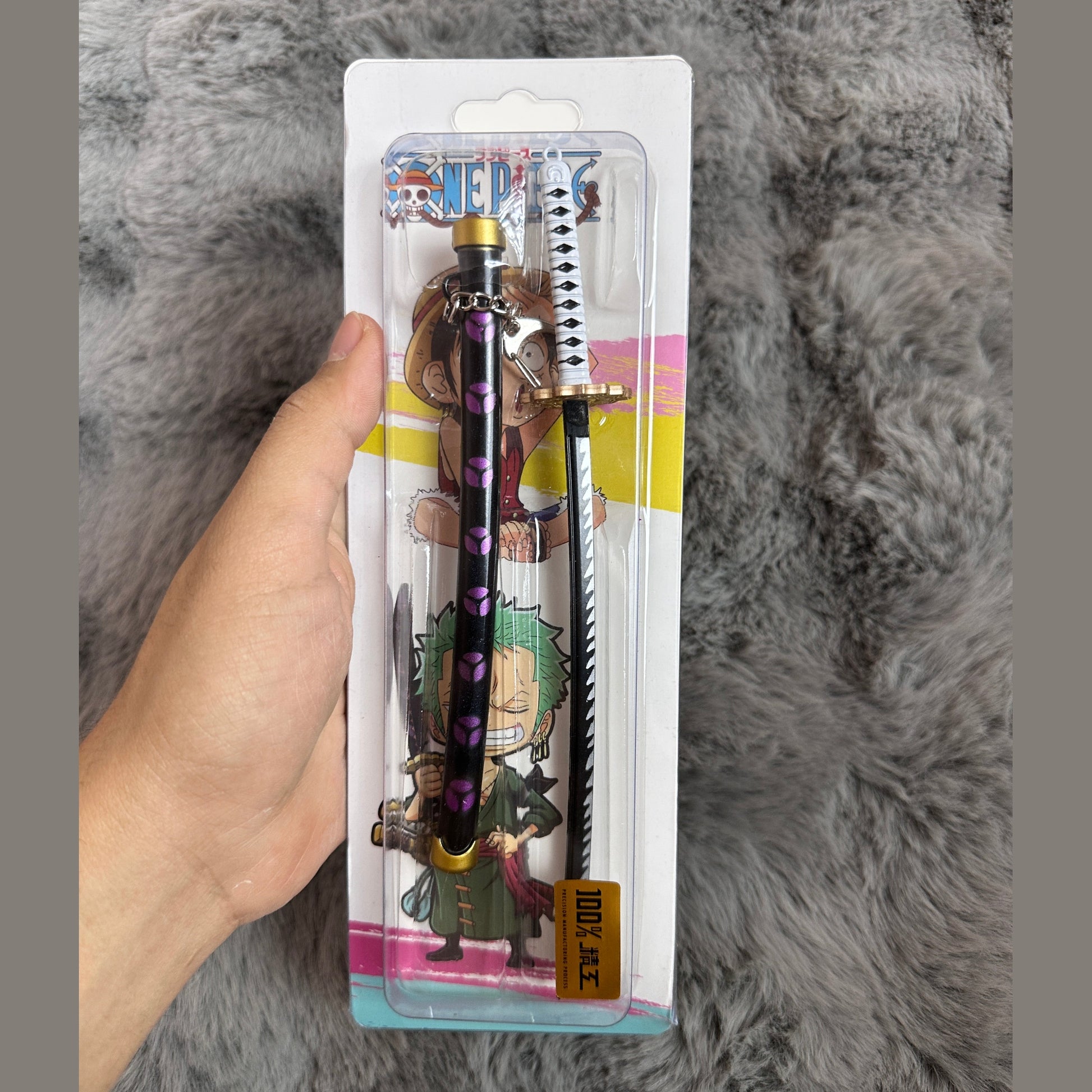 Demon slayer & One piece metal swords 25 cm