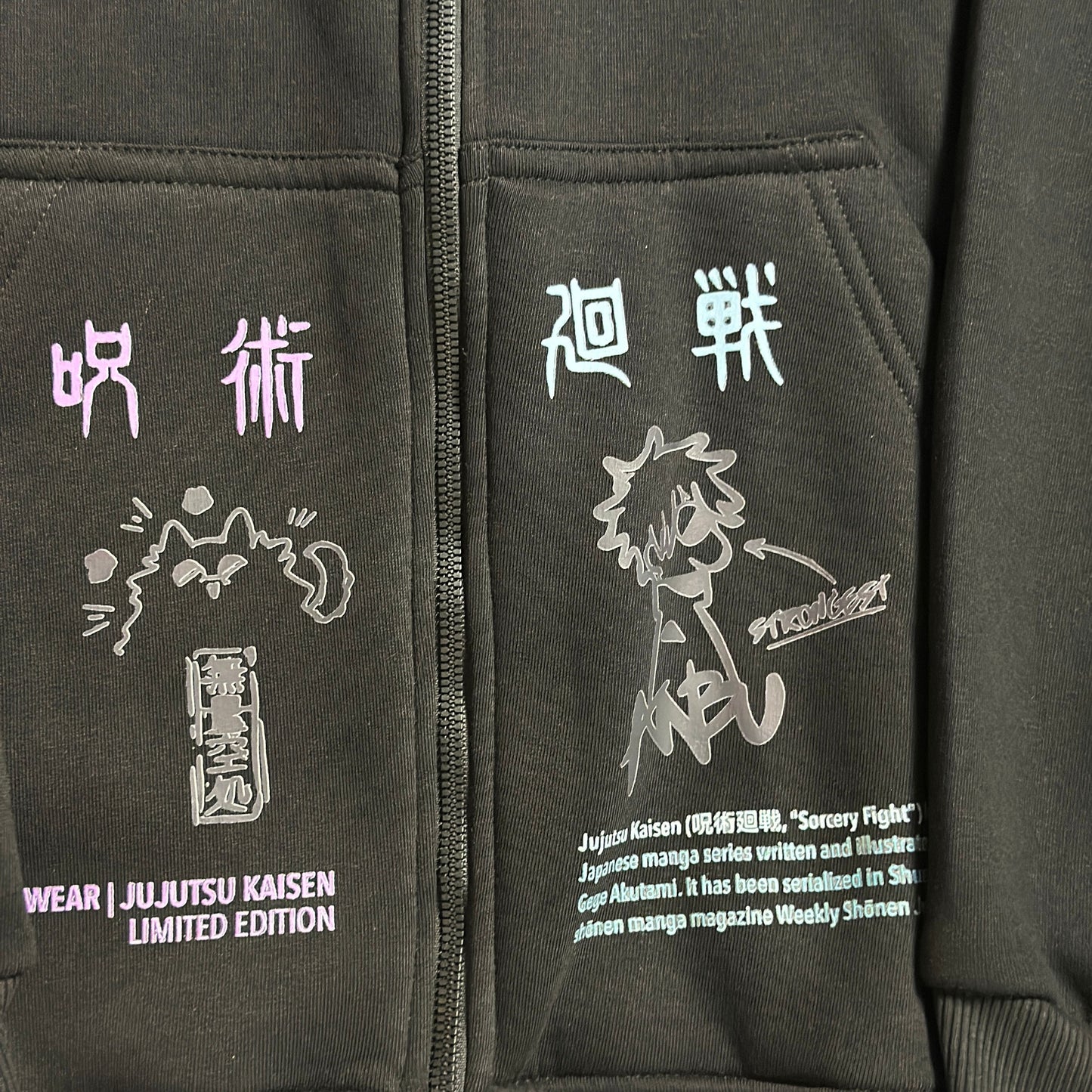 Ninja hoodie for Gojo saturo from One For All anime store