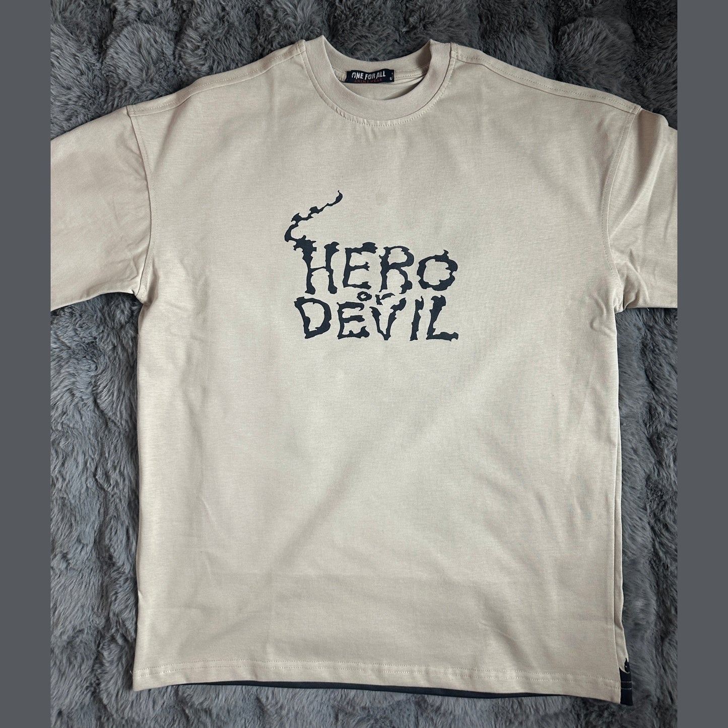 Fire force | beige anime t-shirt