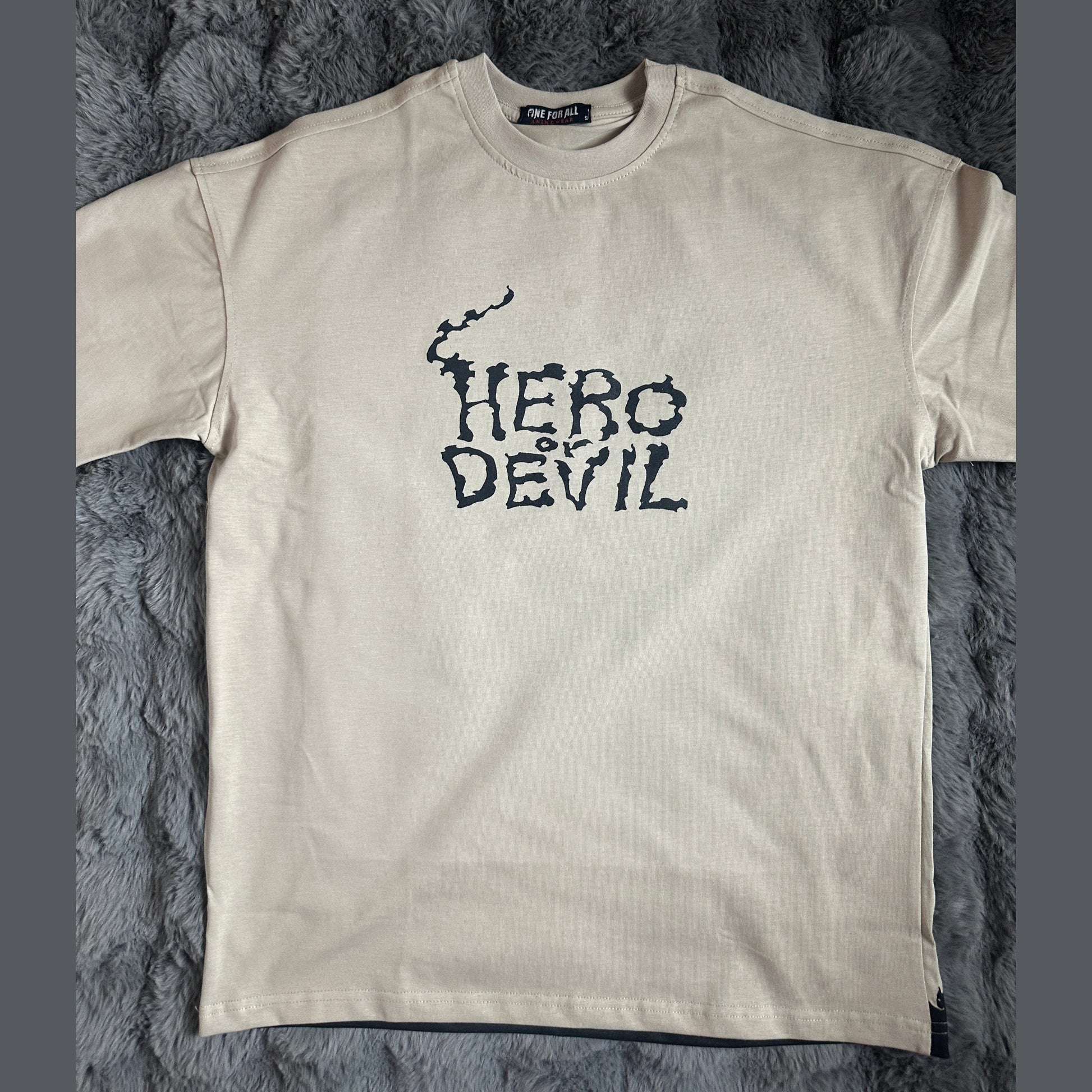 Fire force | beige anime t-shirt