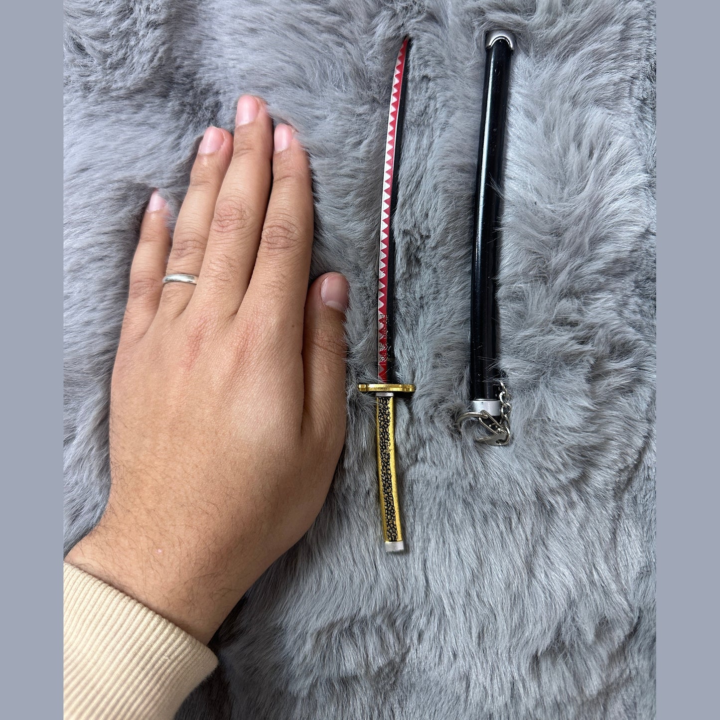 Demon slayer metal swords from one for all anime store 25 cm