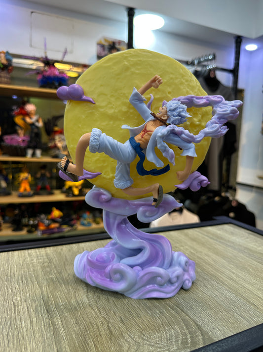 One Piece Anime Figure Monkey D. Luffy Nika Figurine Moon Fairy 29cm PVC Luminous Statue Doll Collection Toys Kids Birthday Gift
