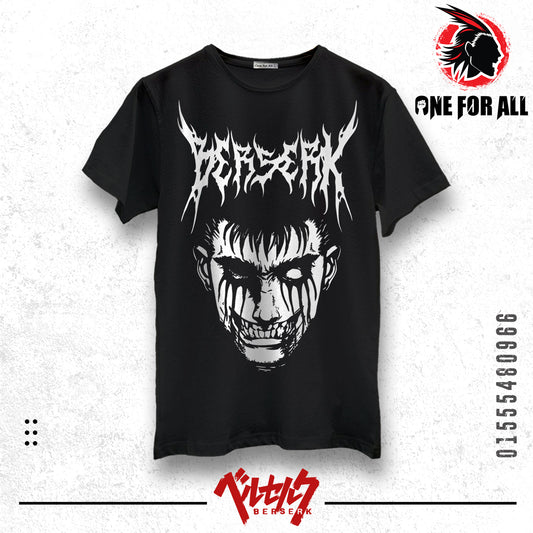 Berrserk metal design t-shirt from One For All