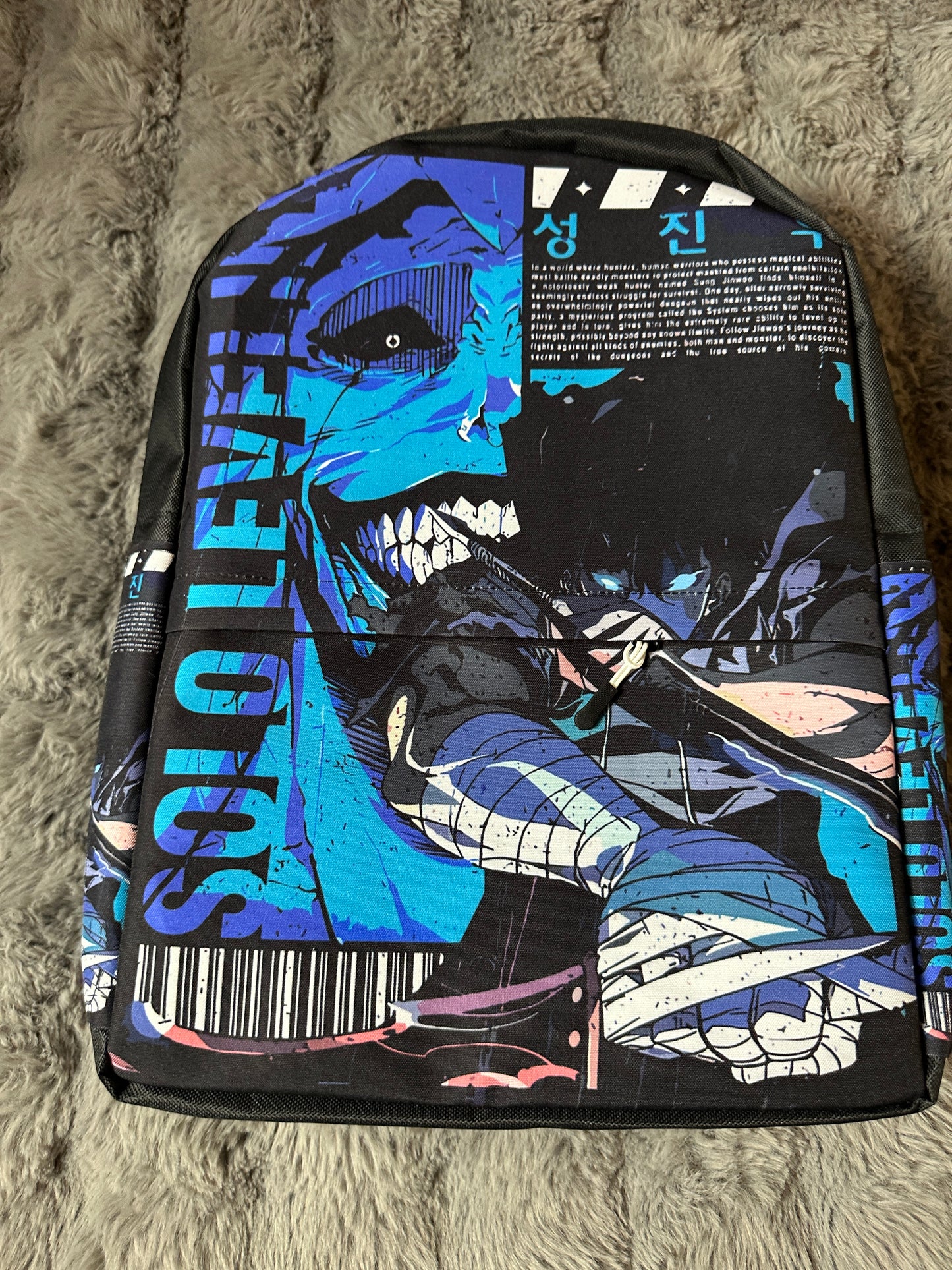 Solo Leveling Sung Jinwoo Anime Backpack