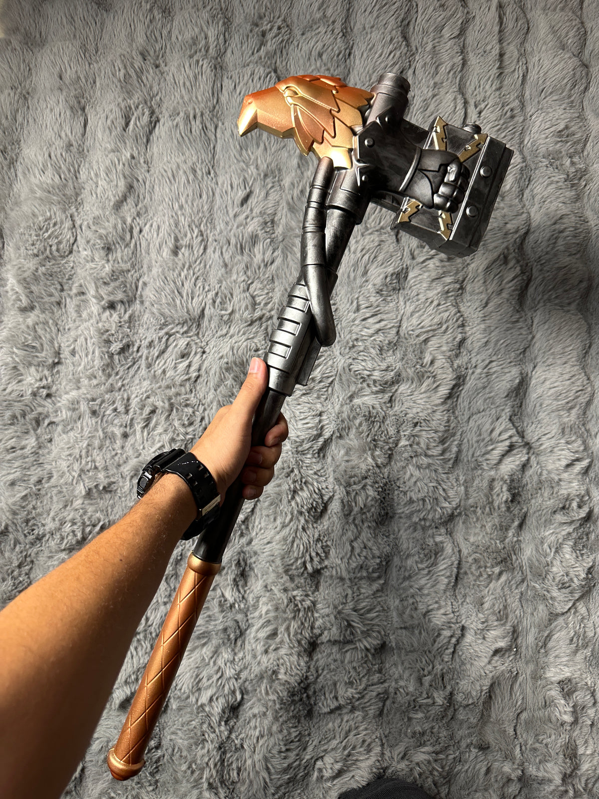 Ornate Eagle Head Fantasy Warhammer Replica – Cosplay Battle Hammer
