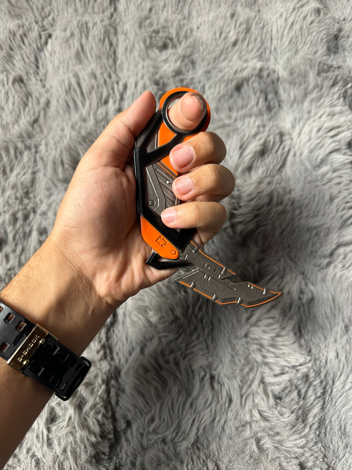 Mechanical Karambit Practice Spinner Toy