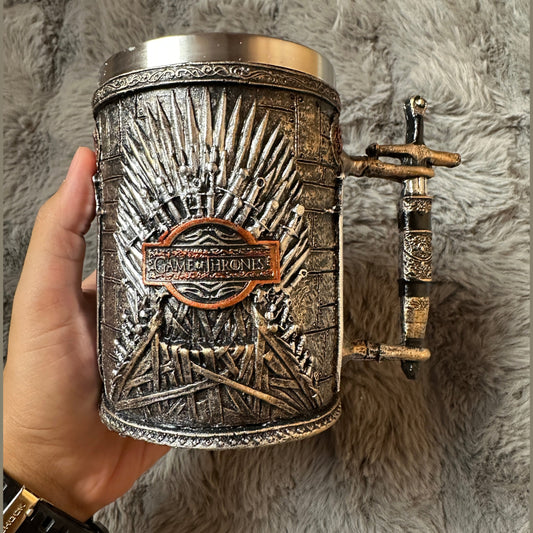Game of Throne Swords Tankard - 3D Fantasy Stein with Sword Handle