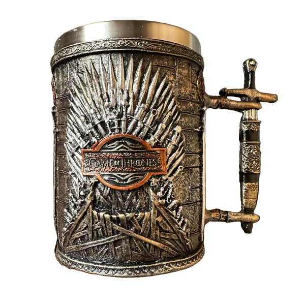 Game of Throne Swords Tankard - 3D Fantasy Stein with Sword Handle