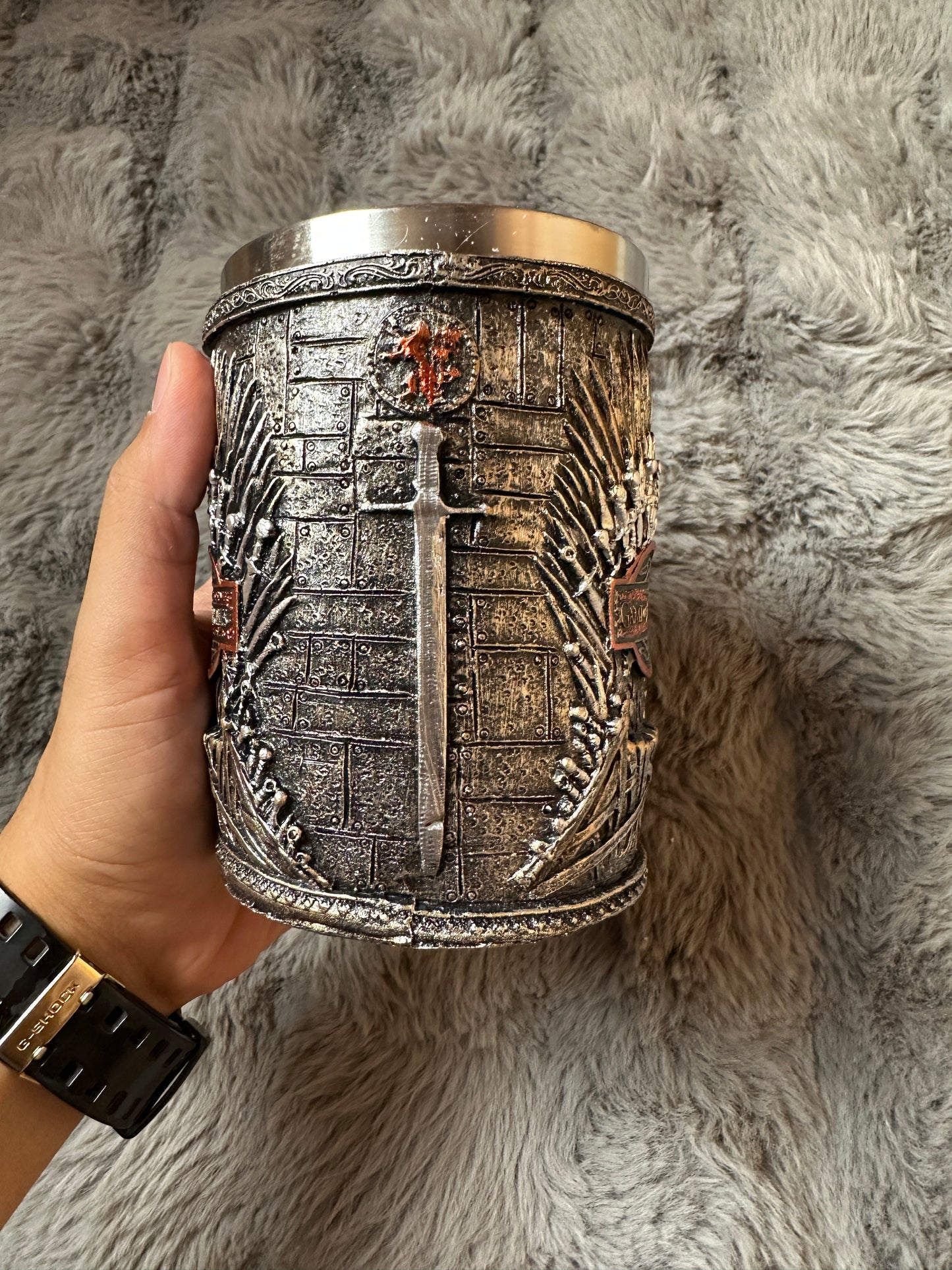 Game of Throne Swords Tankard - 3D Fantasy Stein with Sword Handle
