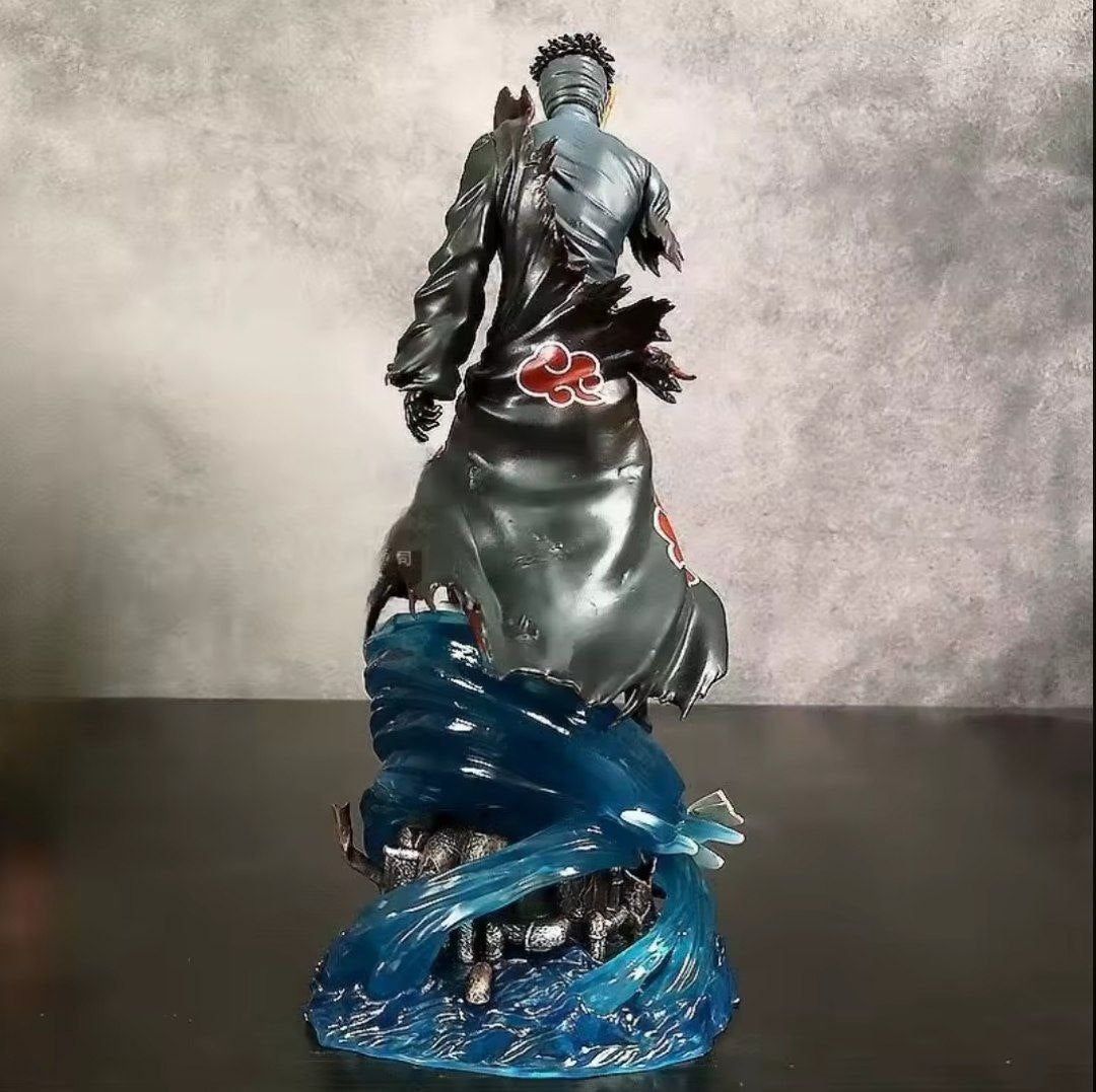 34cm New Naruto Anime Figure Uchiha Obito Perimeter PVC Model Scene Statue Desktop Decoration Ornaments Kids Birthday Gifts To