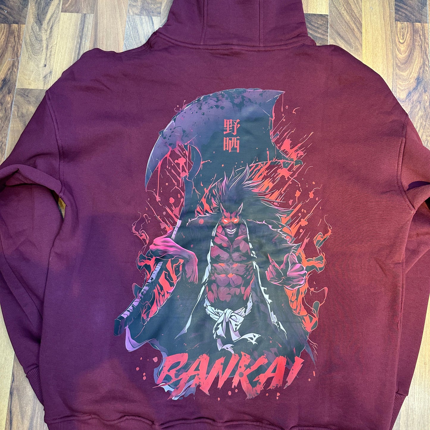 zaraki kenpachi-bleach hoodie from One For All anime store