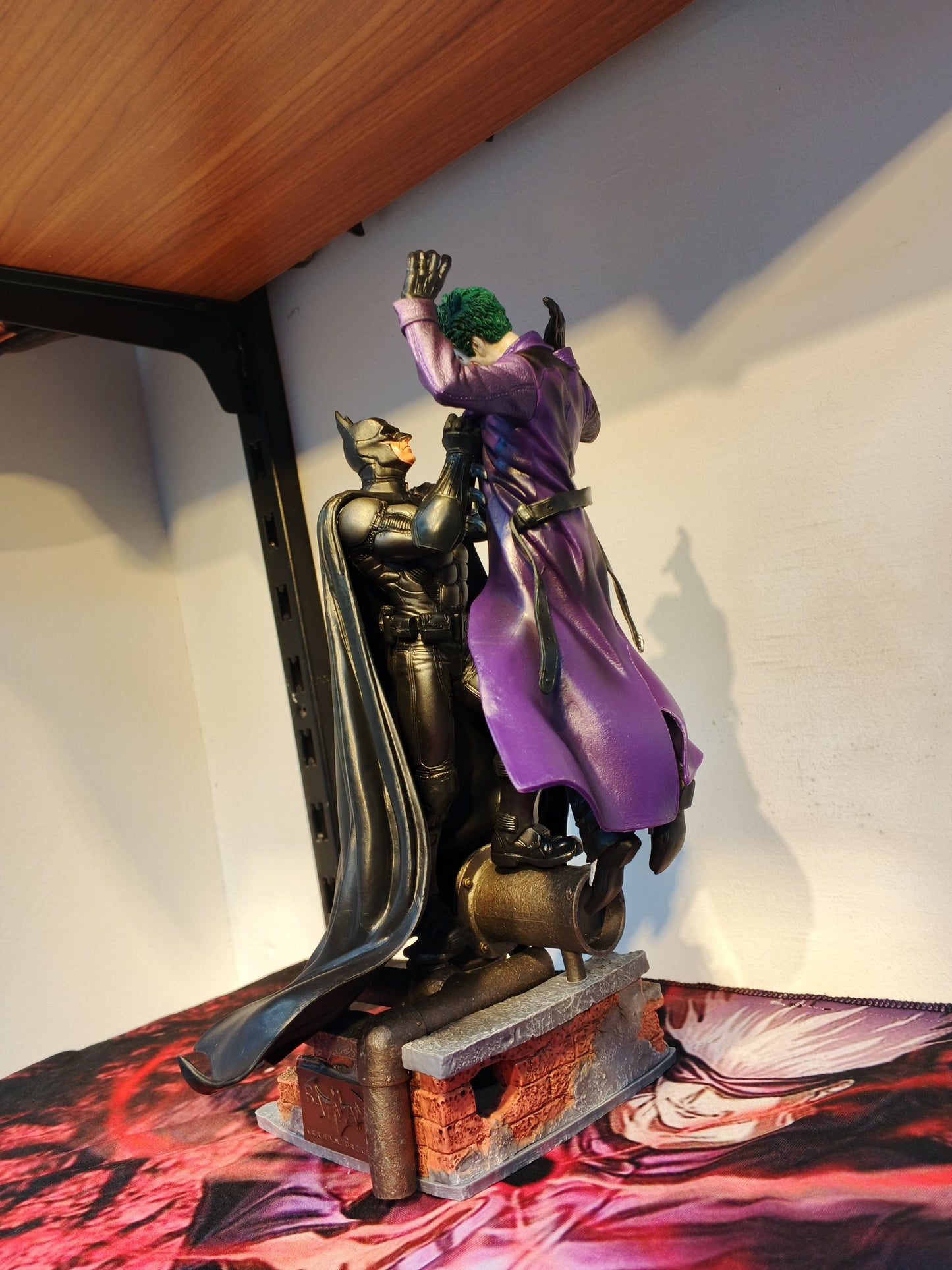 Arkham Comic Anime Figures Batman Vs Joker Figure Bruce Wayne Joker Figurine Collection Model Toys  Statue Kids Birthday Gifts
