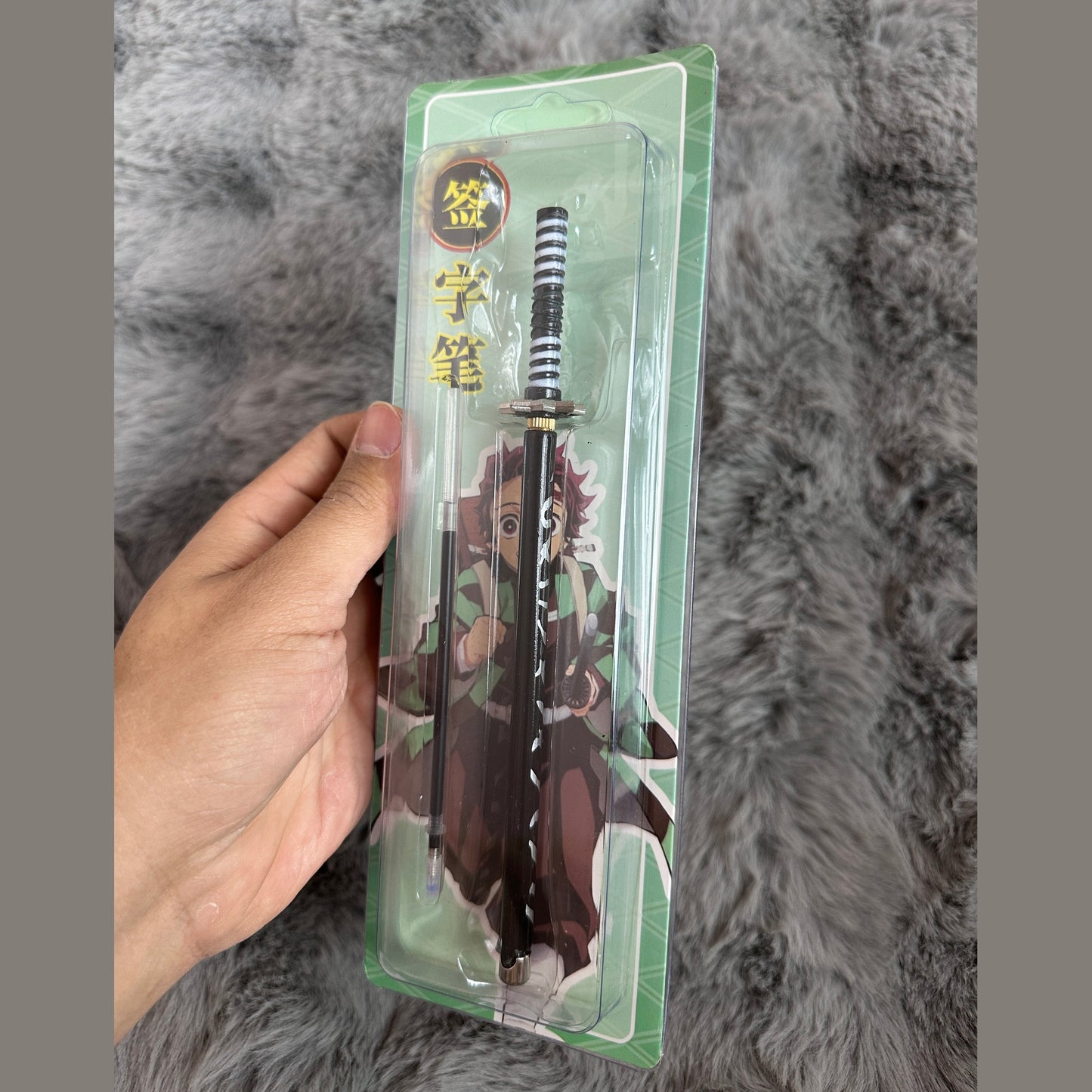 Demon slayer swords metal pen